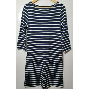 Garnet Hill Women's Knit Dress Size 4 Bateau Neck